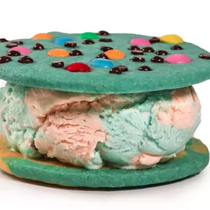 Carnival Swirl Ice Cream Sandwich