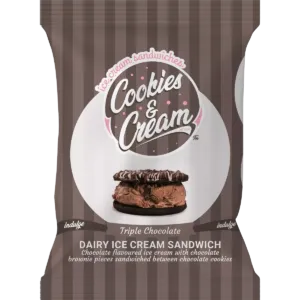 Triple Choc Ice Cream Sandwich