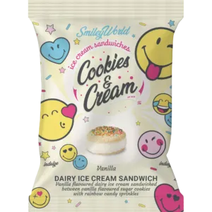 Cookies and Cream Vanilla ice-cream Sandwich