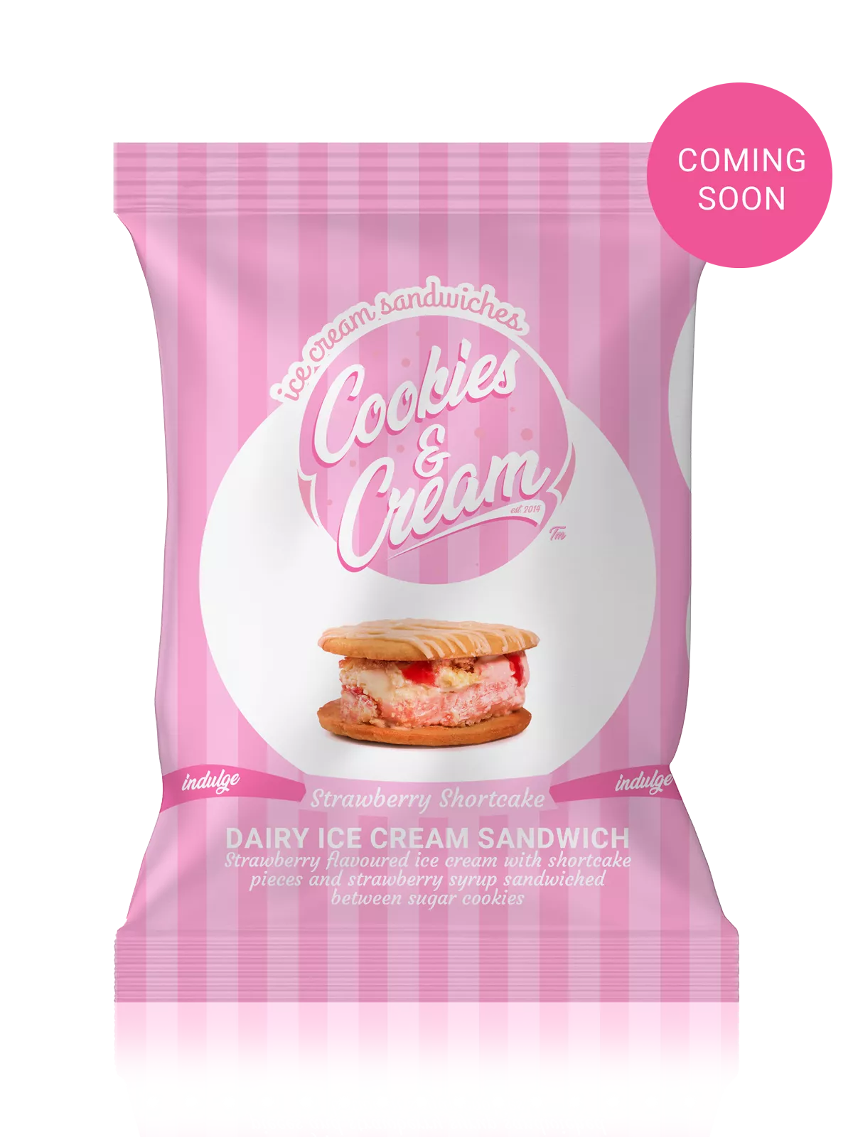 Strawberry Shortcake Ice-cream Sandwich
