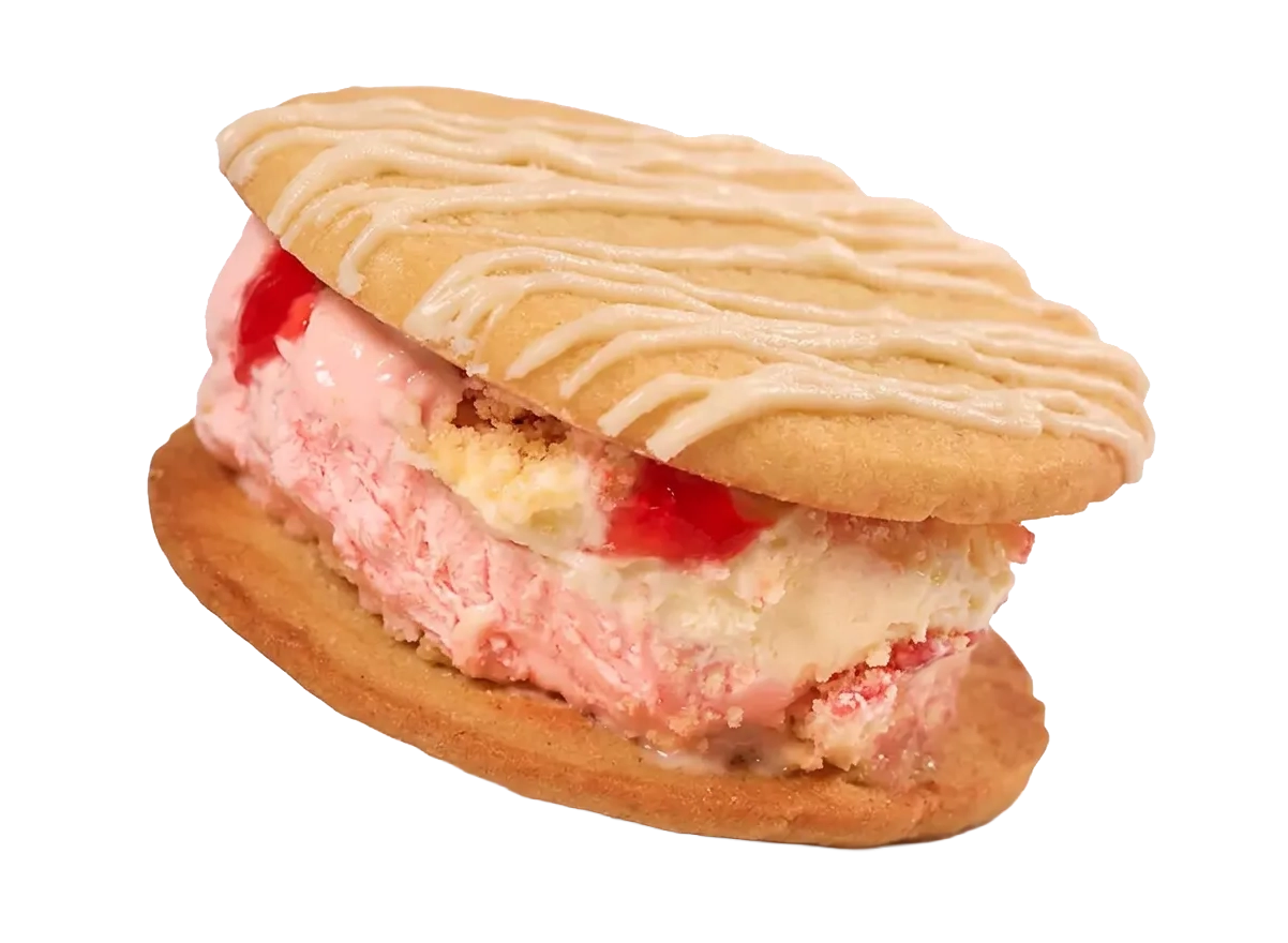 Strawberry Shortcake ice cream sandwich Strawberry Shortcake ice cream sandwich
