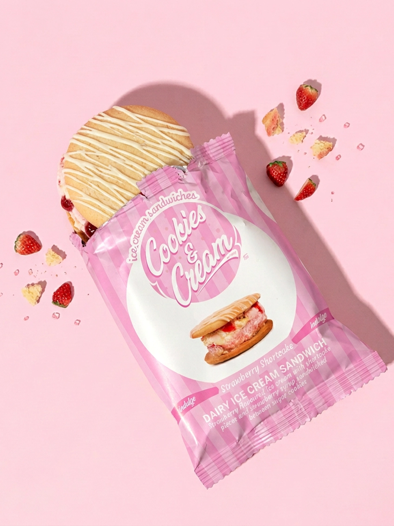 cookies-and-cream-strawberry-shortcake-packaging-lifestyle2 Strawberry Shortcake Ice Cream Sandwich