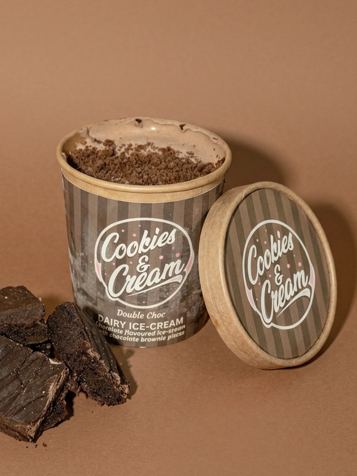 Double Choc Ice-cream Tub